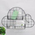 Cloud shelf hanging wall wrought makeup storage decoration